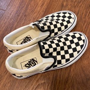Vans Checkered Slip Ons